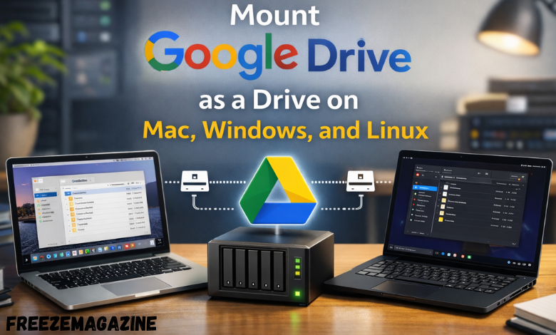 add google drive to finder mac