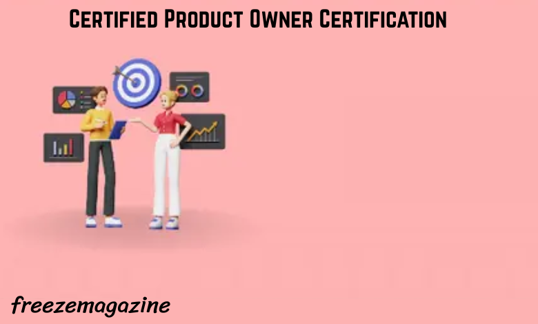 Certified Product Owner Certification