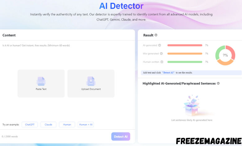 AI detection software