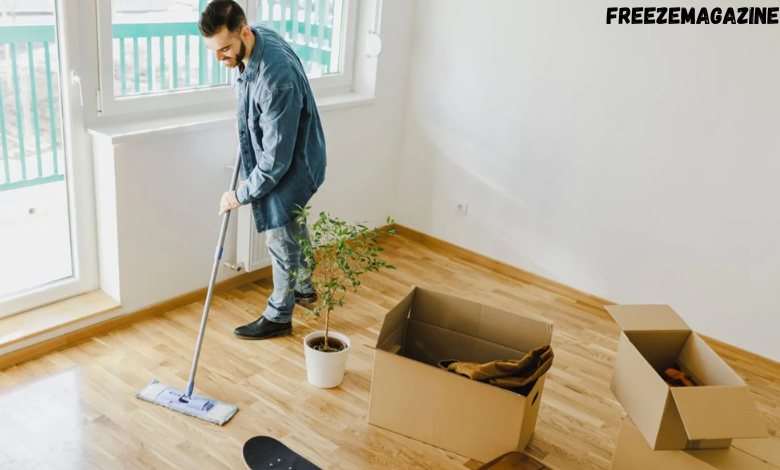 how to clean when moving out