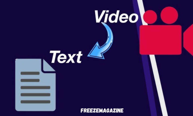 video to text converter