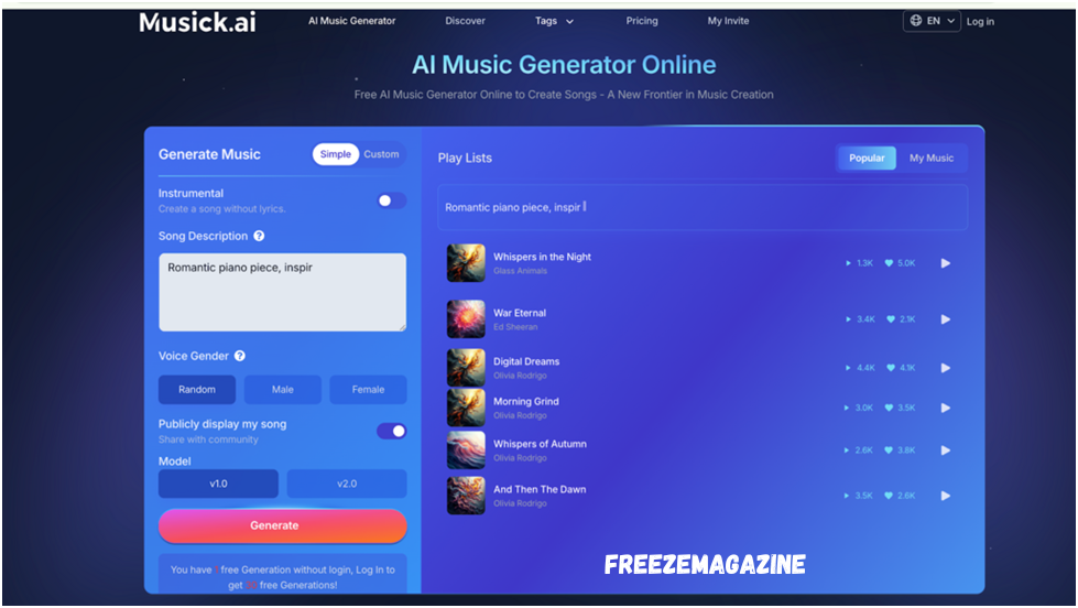 AI Music Generator